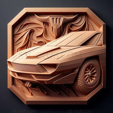 3D мадэль Lamborghini Urraco (STL)